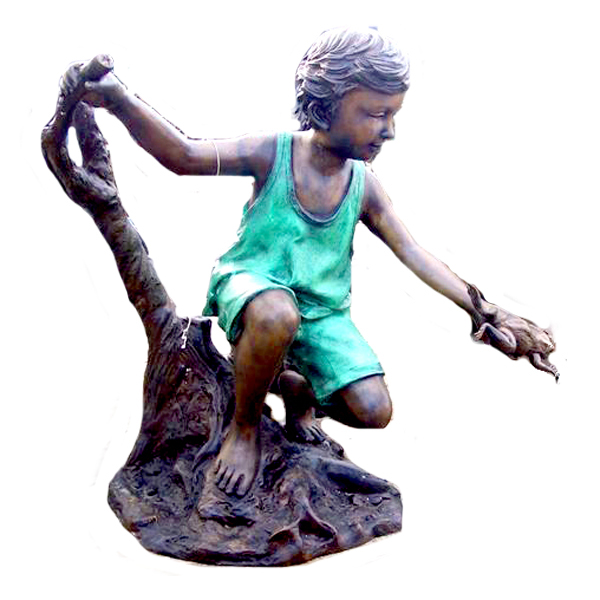 Bronze Girl with Frog