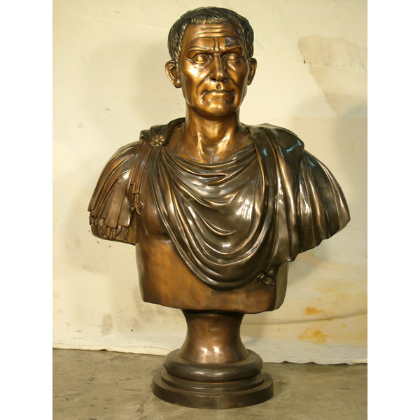 Bronze Julius Caesar Bust