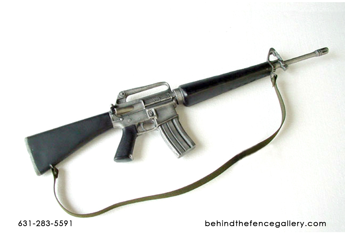 M-16 Carbine Rifle Statue - Click Image to Close