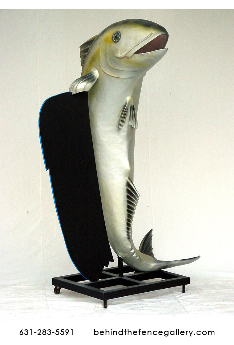 Mackerel Fish with Menu Board - 6ft.