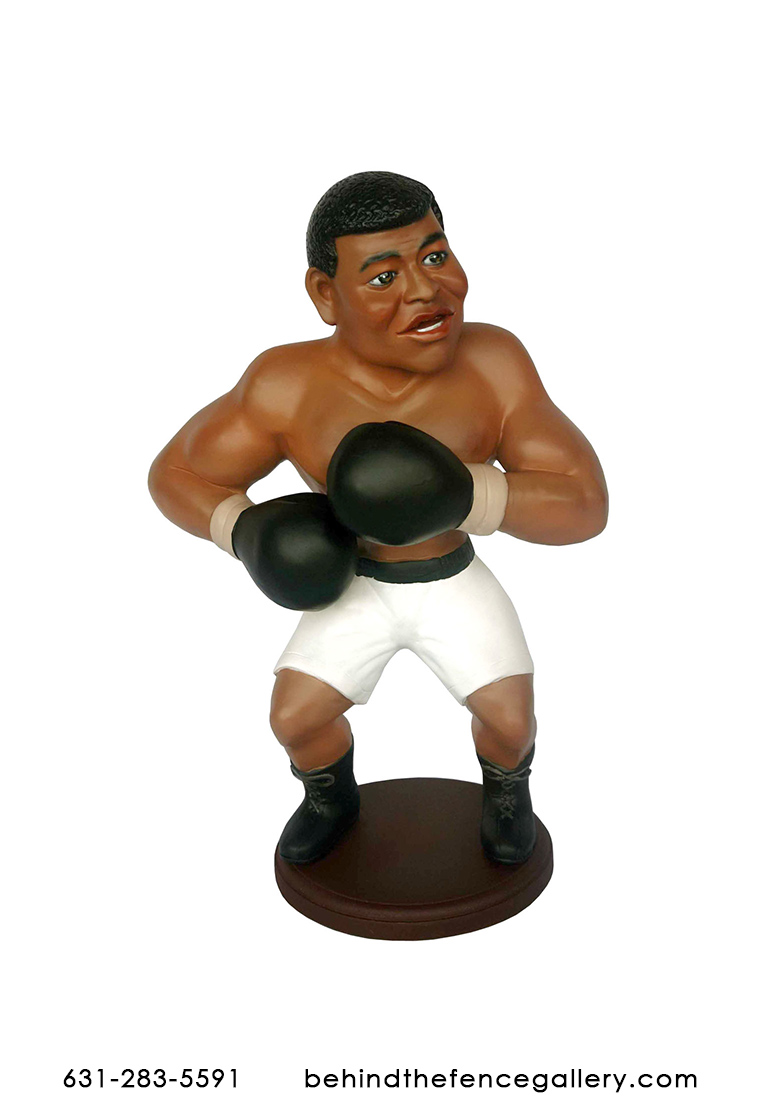Male Boxer Statue - Click Image to Close