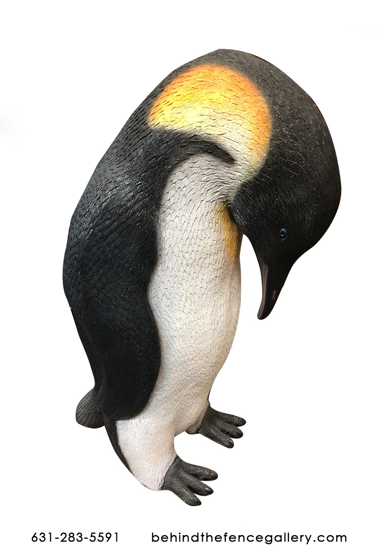 Male Penguin Statue - Click Image to Close