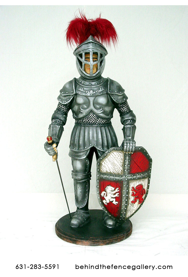 Medieval Knight Statue 3ft - Click Image to Close