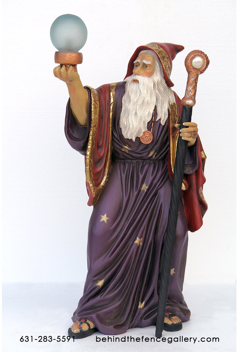 Merlin Statue - 3ft. - Click Image to Close