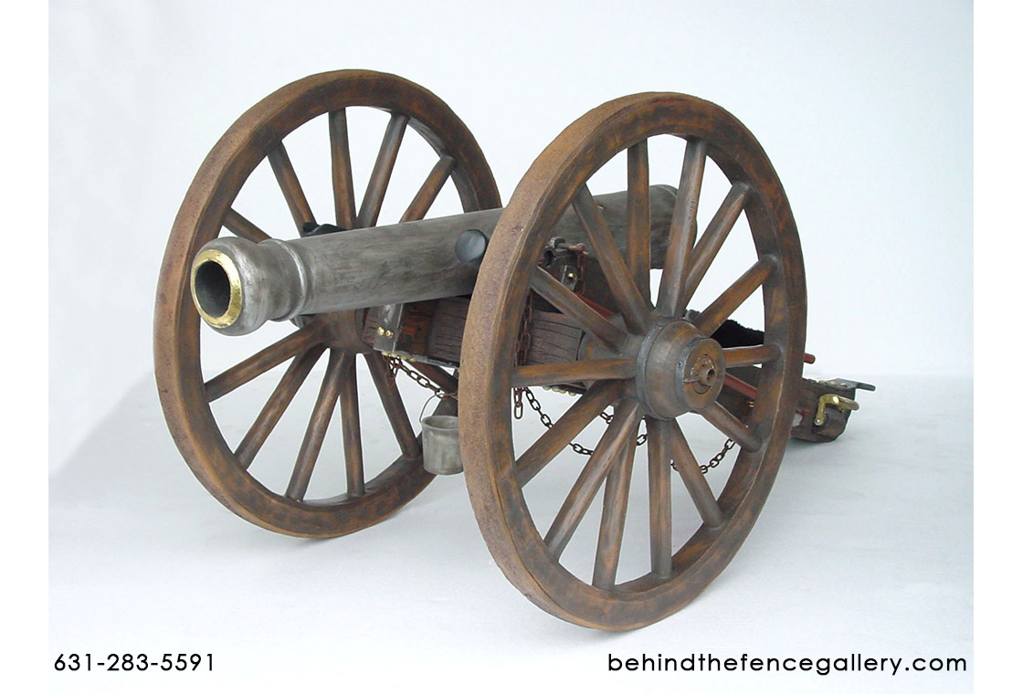 Civil War Cannon Replica - Large - Click Image to Close