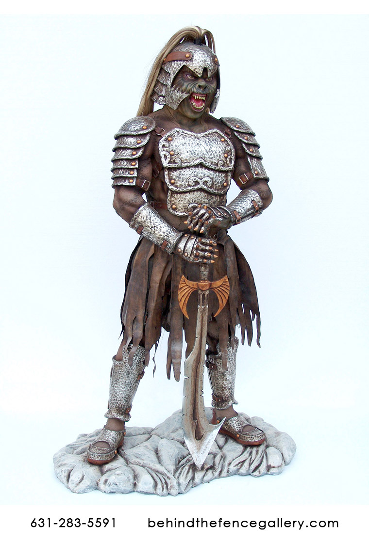 Mythical Soldier Statue - Click Image to Close