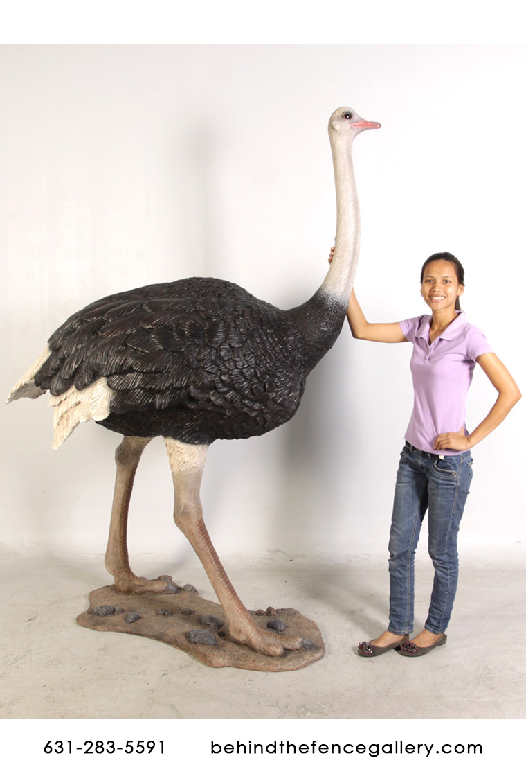 Ostrich Statue - Click Image to Close