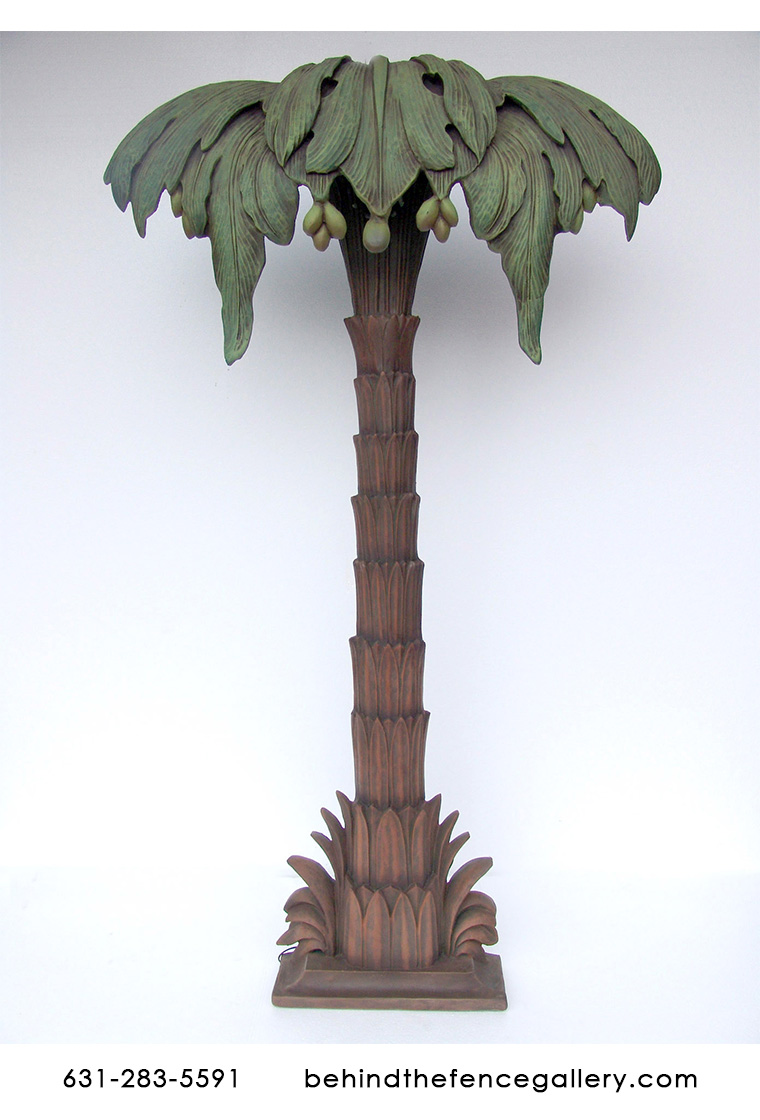 Palm Tree Statue - 7ft - Click Image to Close