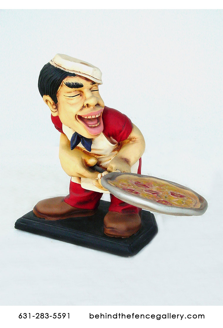 Pizza Chef Statue