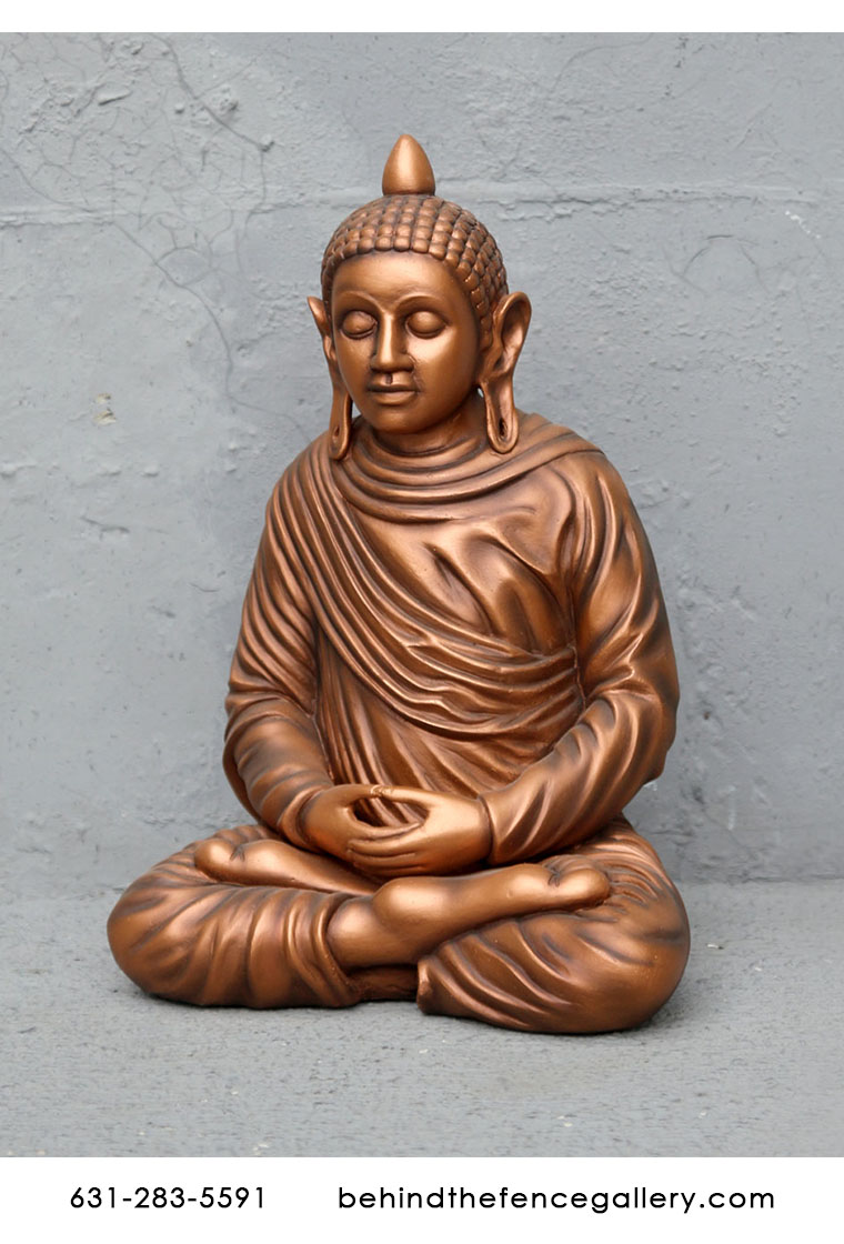 Praying Monk Statue 2 - Click Image to Close