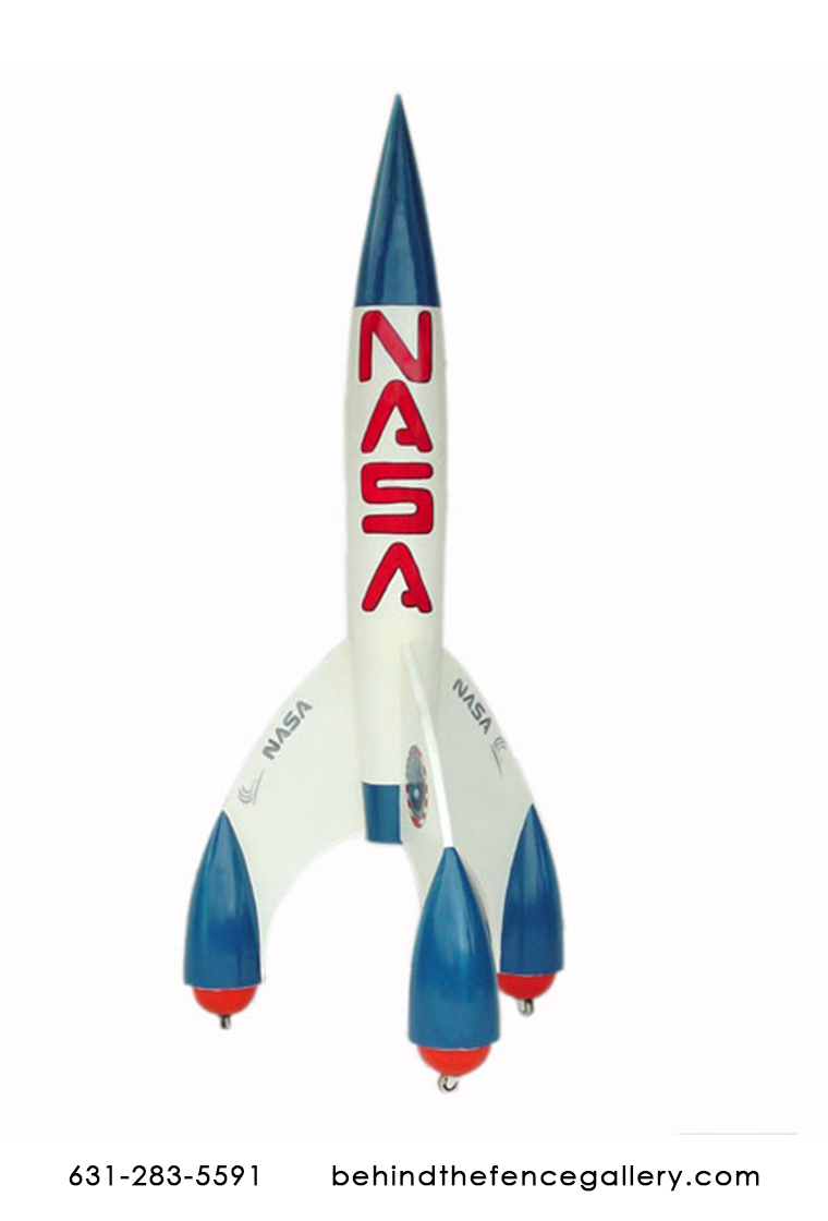 Rocket Ship Statue - Click Image to Close