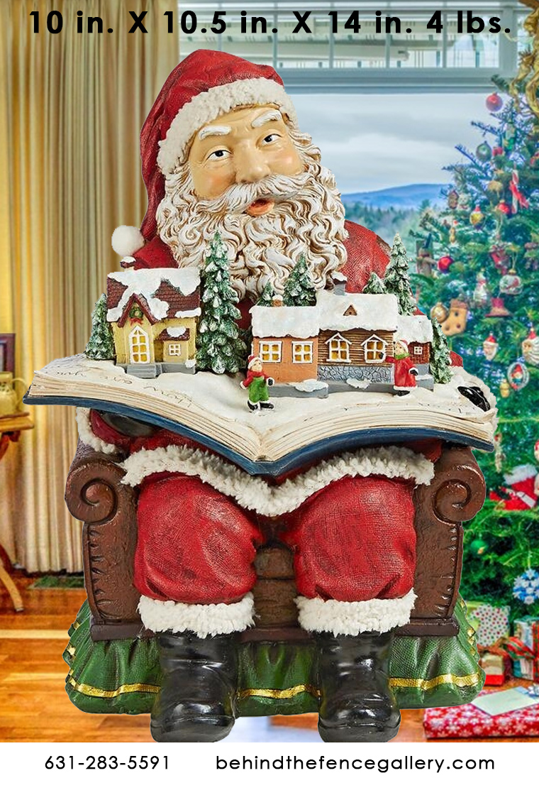 Santa's Coming to Town Statue