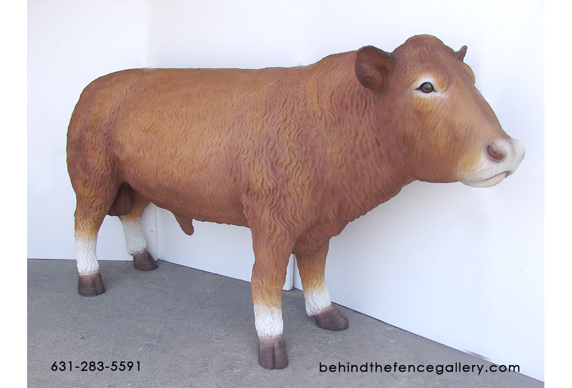 South Devon Bull Statue - Click Image to Close