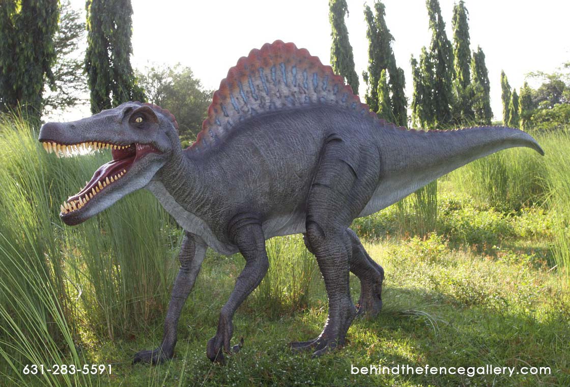 Spinosaurus Dinosaur Statue Life Size - Click Image to Close