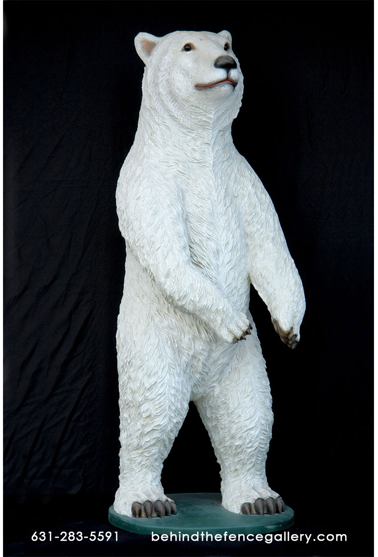 Polar Bear Standing Statue