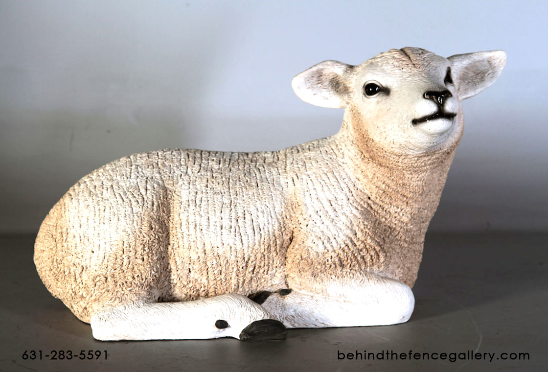Texelaar Lamb Statue - Click Image to Close