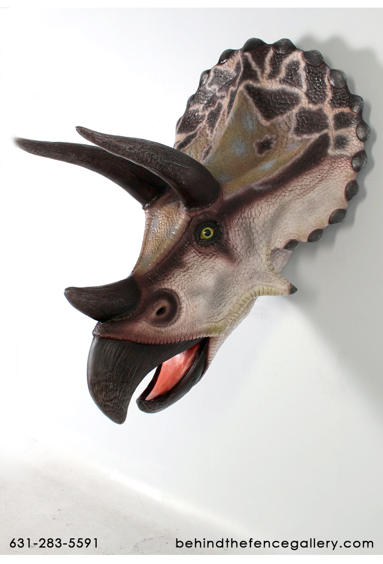 Triceratops Head  Definitive Wall Mount 