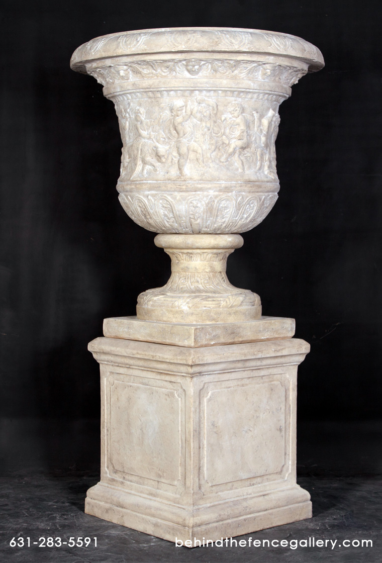 Versailles Urn on Base - Click Image to Close