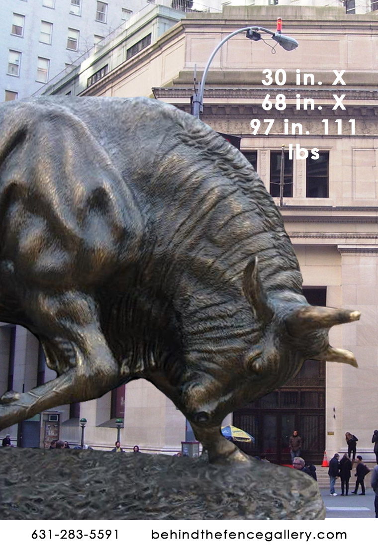 Money Bull Money Bull [R302-PG] - $2,869.99 : Behind the Fence Statues ...