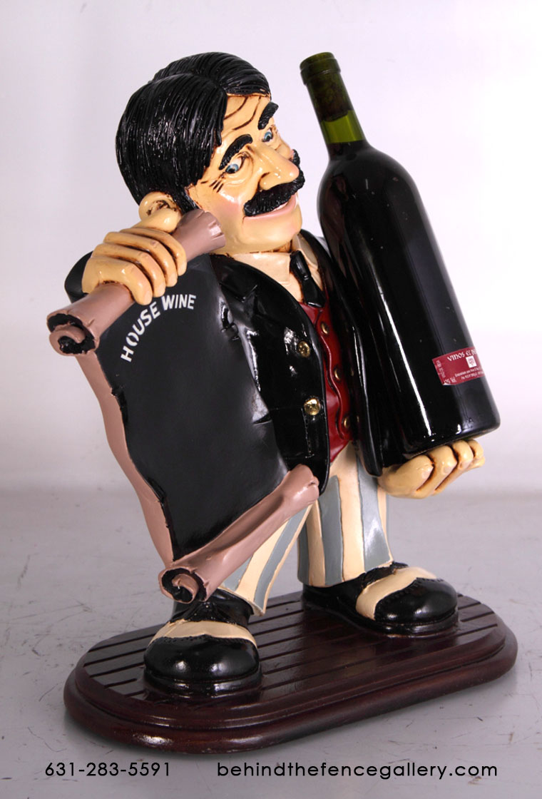 Wine Waiter Statue